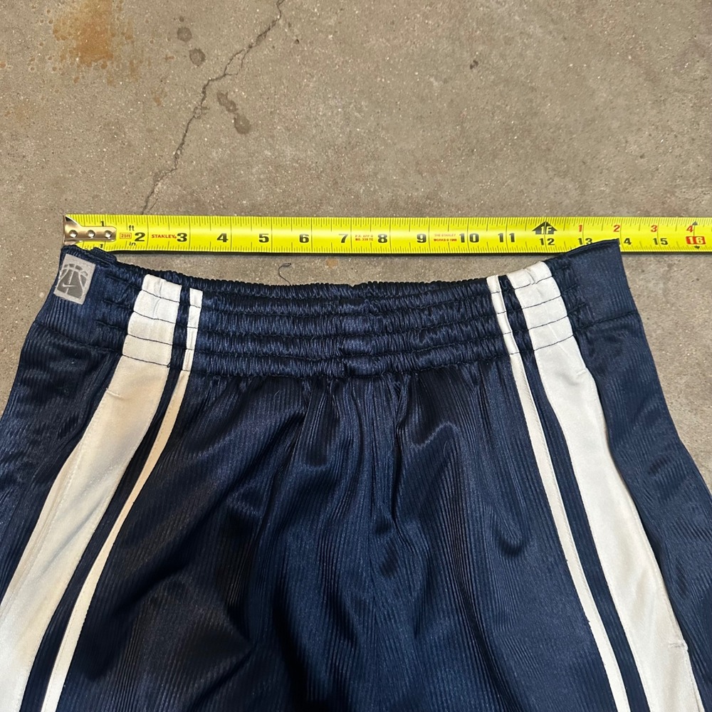 Nike Tear Away Pants Mens M Navy Blue White Basketball Snap Warm Up Vintage Y2K - Picture 5 of 9